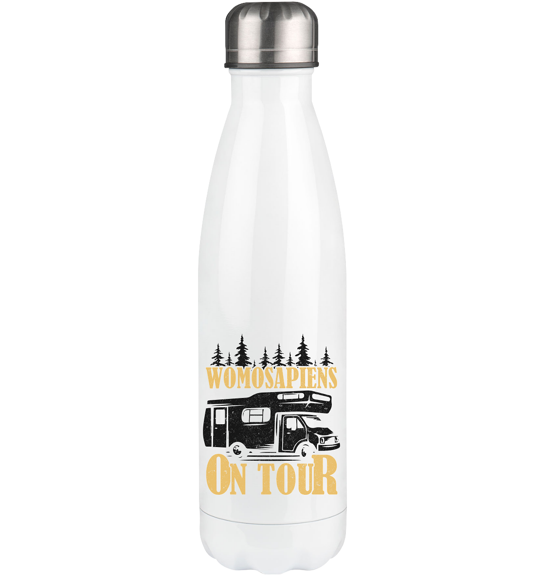 Womosapiens on Tour - Edelstahl Thermosflasche camping 500ml