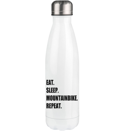 Eat Sleep Mountainbike Repeat - Edelstahl Thermosflasche mountainbike 500ml