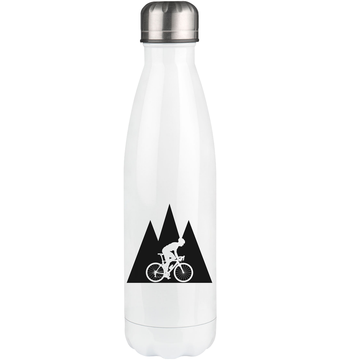 Triangle Mountain and Cycling - Edelstahl Thermosflasche fahrrad 500ml