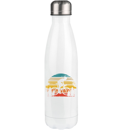 Retro Sun and Cycling - Edelstahl Thermosflasche fahrrad 500ml