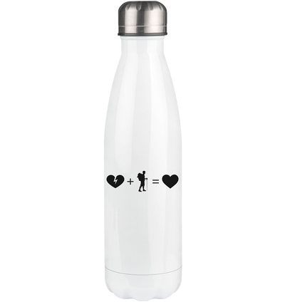 Broken Heart Heart and Hiking - Edelstahl Thermosflasche wandern 500ml