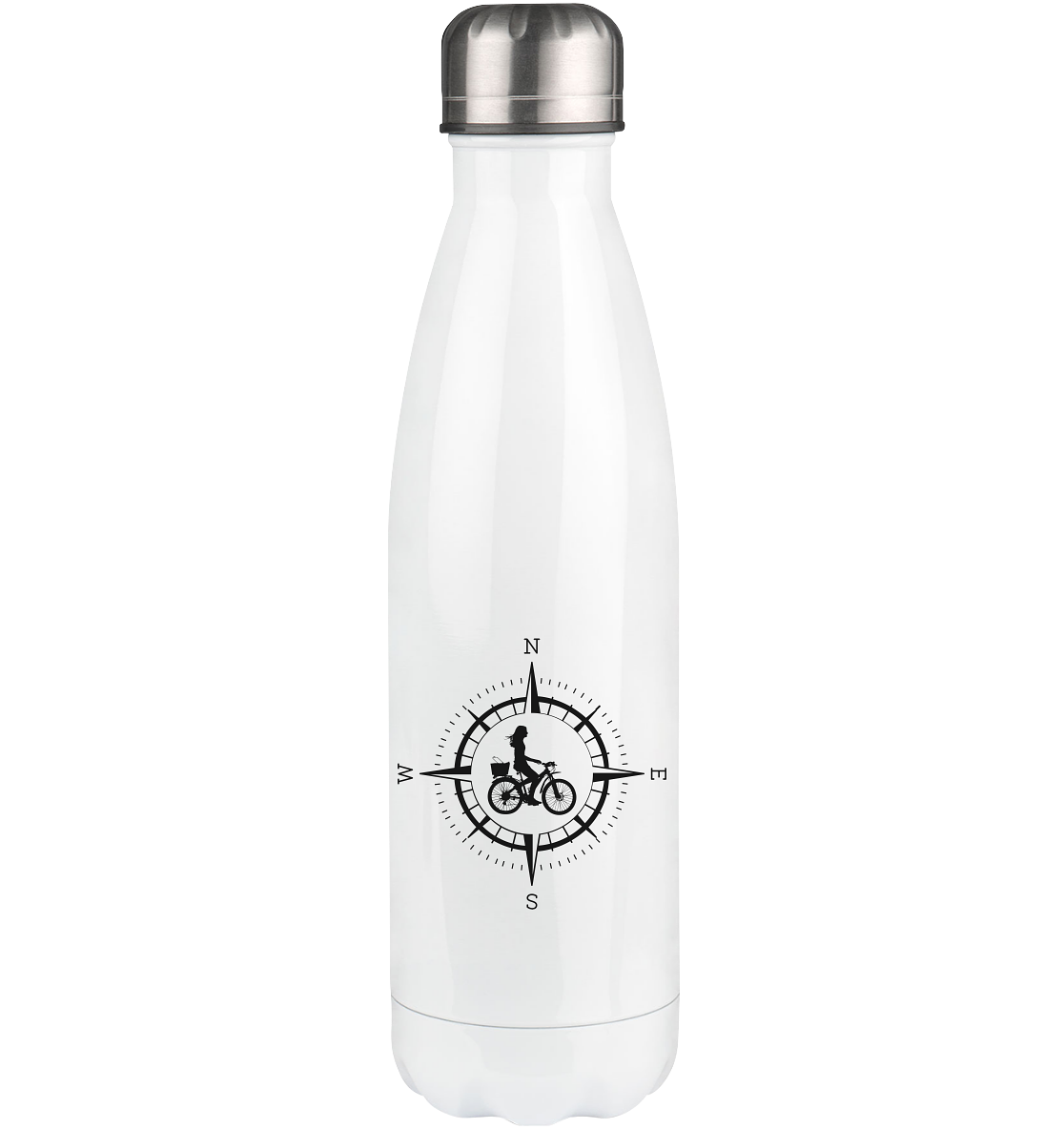 Compass and Cycling - Edelstahl Thermosflasche fahrrad 500ml