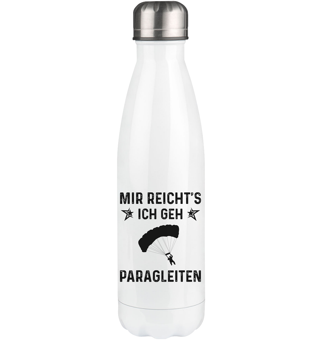 Mir Reicht's Ich Gen Paragleiten - Edelstahl Thermosflasche berge 500ml