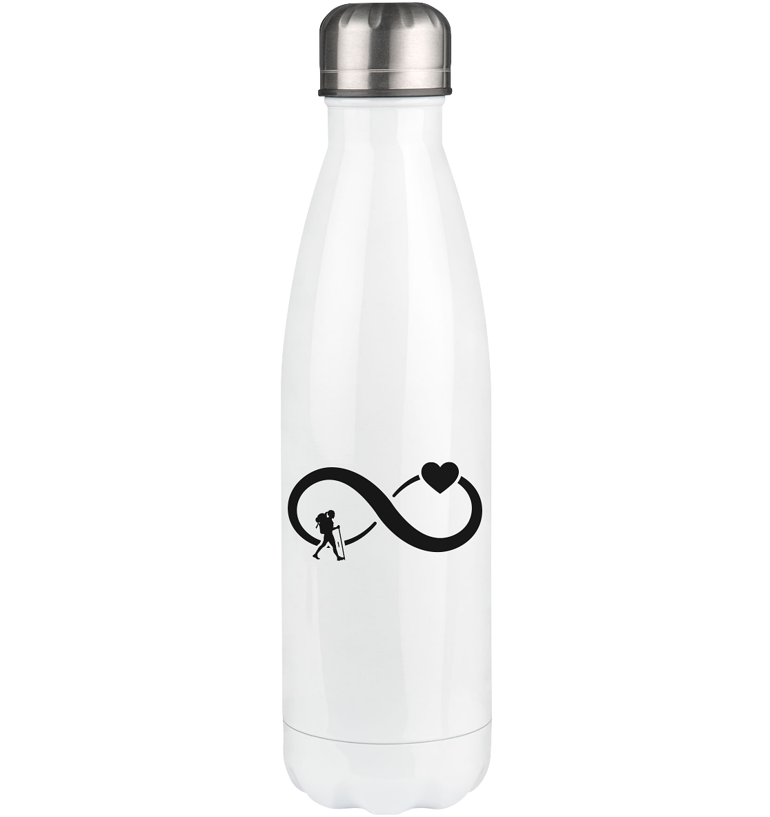 Infinity Heart and Hiking 1 - Edelstahl Thermosflasche wandern 500ml