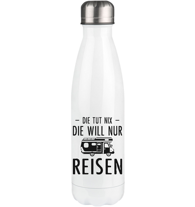 Die Tut Nix Die Will Nur Reisen - Edelstahl Thermosflasche camping UONP 500ml