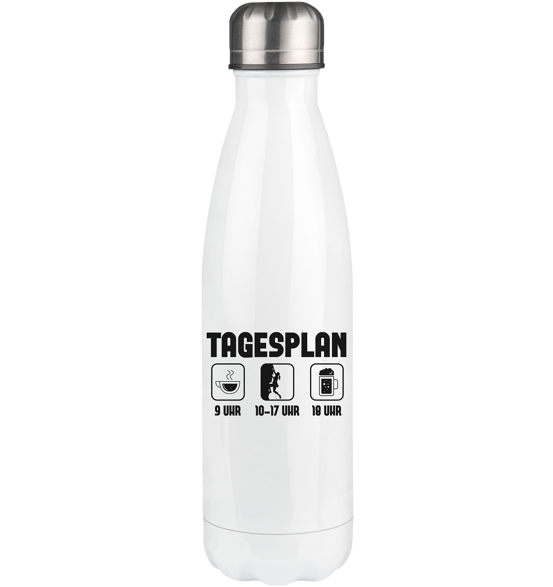 Tagesplan 1 - Edelstahl Thermosflasche klettern 500ml