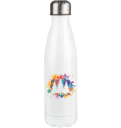 Colorful Splash and Tree - Edelstahl Thermosflasche camping UONP 500ml