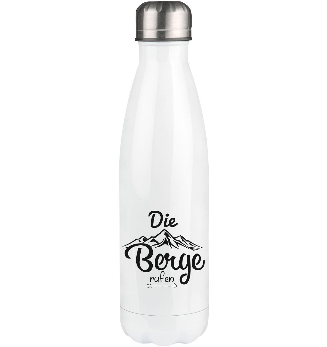 Berge rufen - Edelstahl Thermosflasche berge wandern 500ml