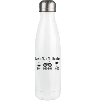 Mein Plan Für Heute - Edelstahl Thermosflasche fahrrad 500ml