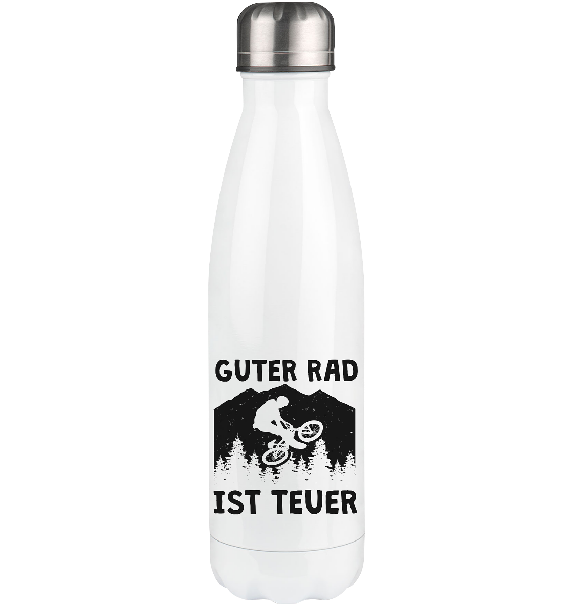 Guter Rad ist teuer. - Edelstahl Thermosflasche fahrrad mountainbike 500ml