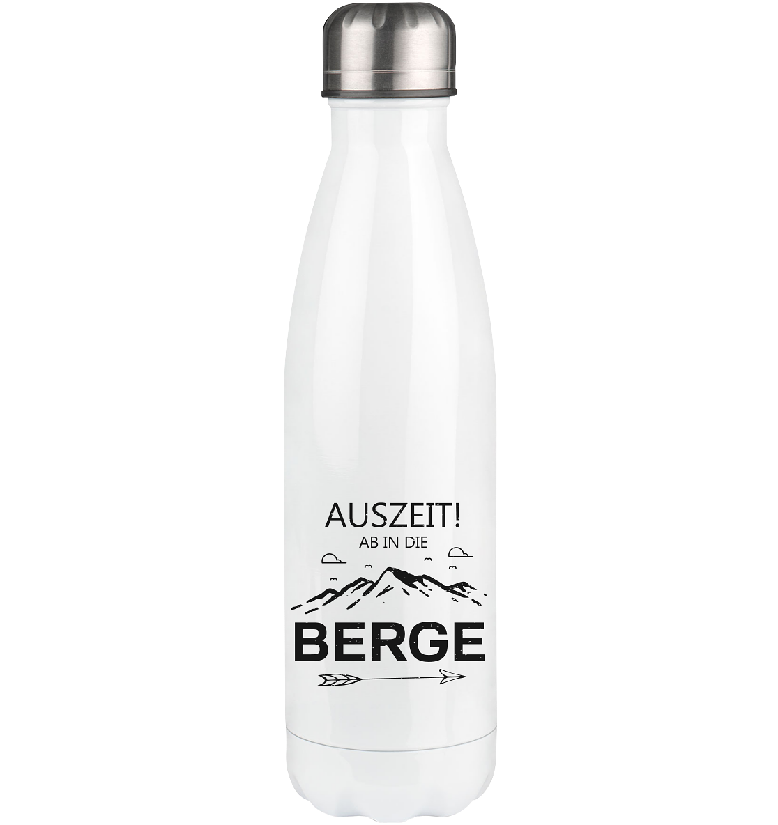 Auszeit ab in die Berge - Edelstahl Thermosflasche 500ml