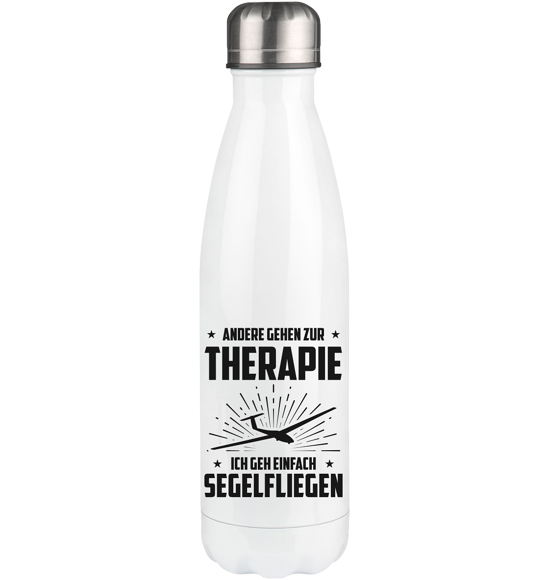 Andere Gehen Zur Therapie Ich Gen Einfach Segelfliegen - Edelstahl Thermosflasche berge 500ml