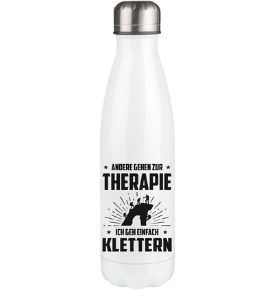 Andere Gehen Zur Therapie Ich Gen Einfach Klettern - Edelstahl Thermosflasche klettern 500ml