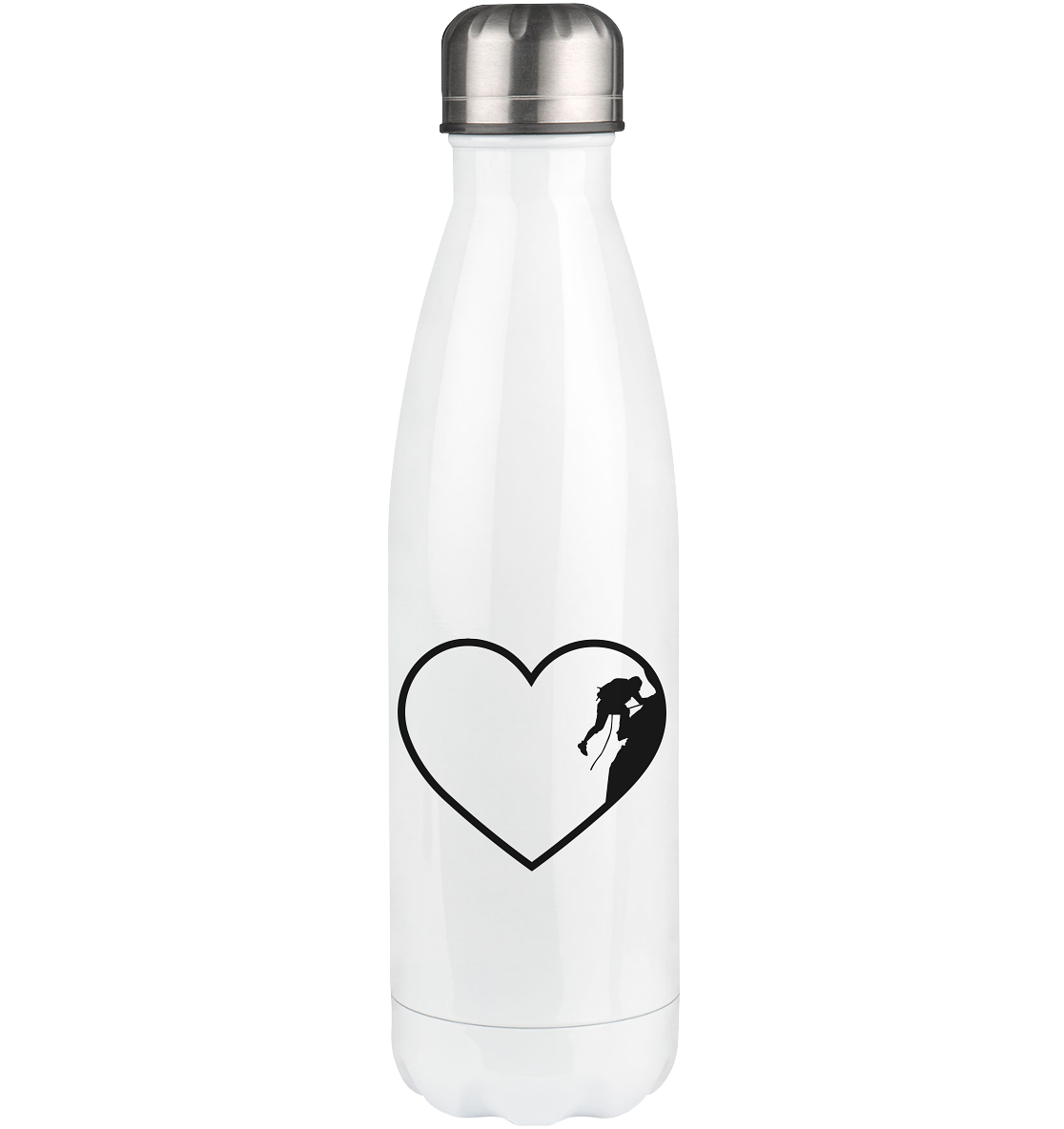 Heart 2 and Climbing - Edelstahl Thermosflasche klettern 500ml