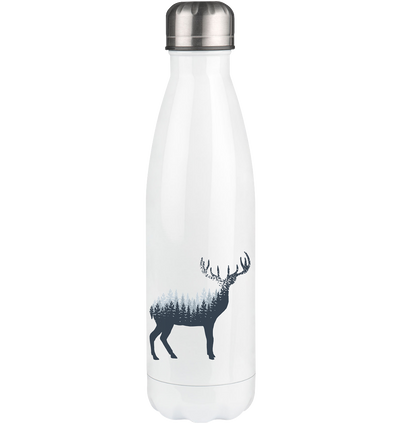 Hirsch Abstrakt - Edelstahl Thermosflasche camping wandern 500ml