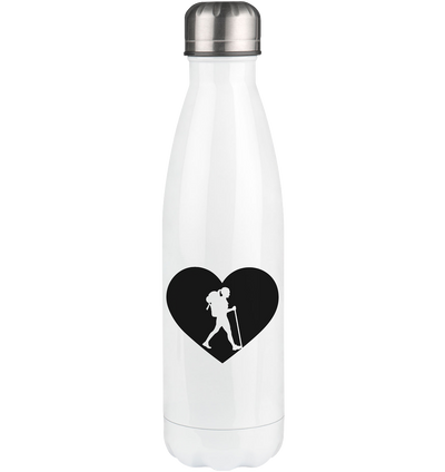 Heart 1 and Hiking - Edelstahl Thermosflasche wandern 500ml