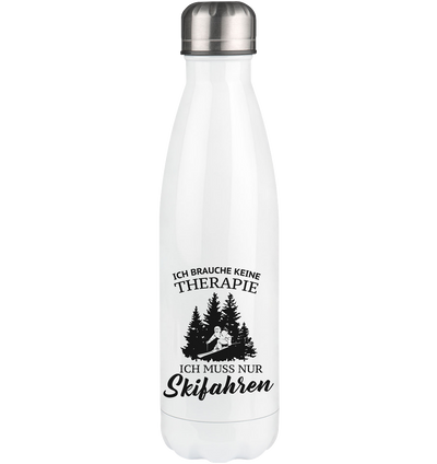 Ich brauche keine Therapie - Edelstahl Thermosflasche klettern ski 500ml