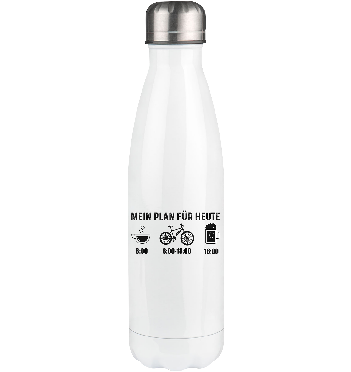 Mein Plan Für Heute - Edelstahl Thermosflasche e-bike 500ml