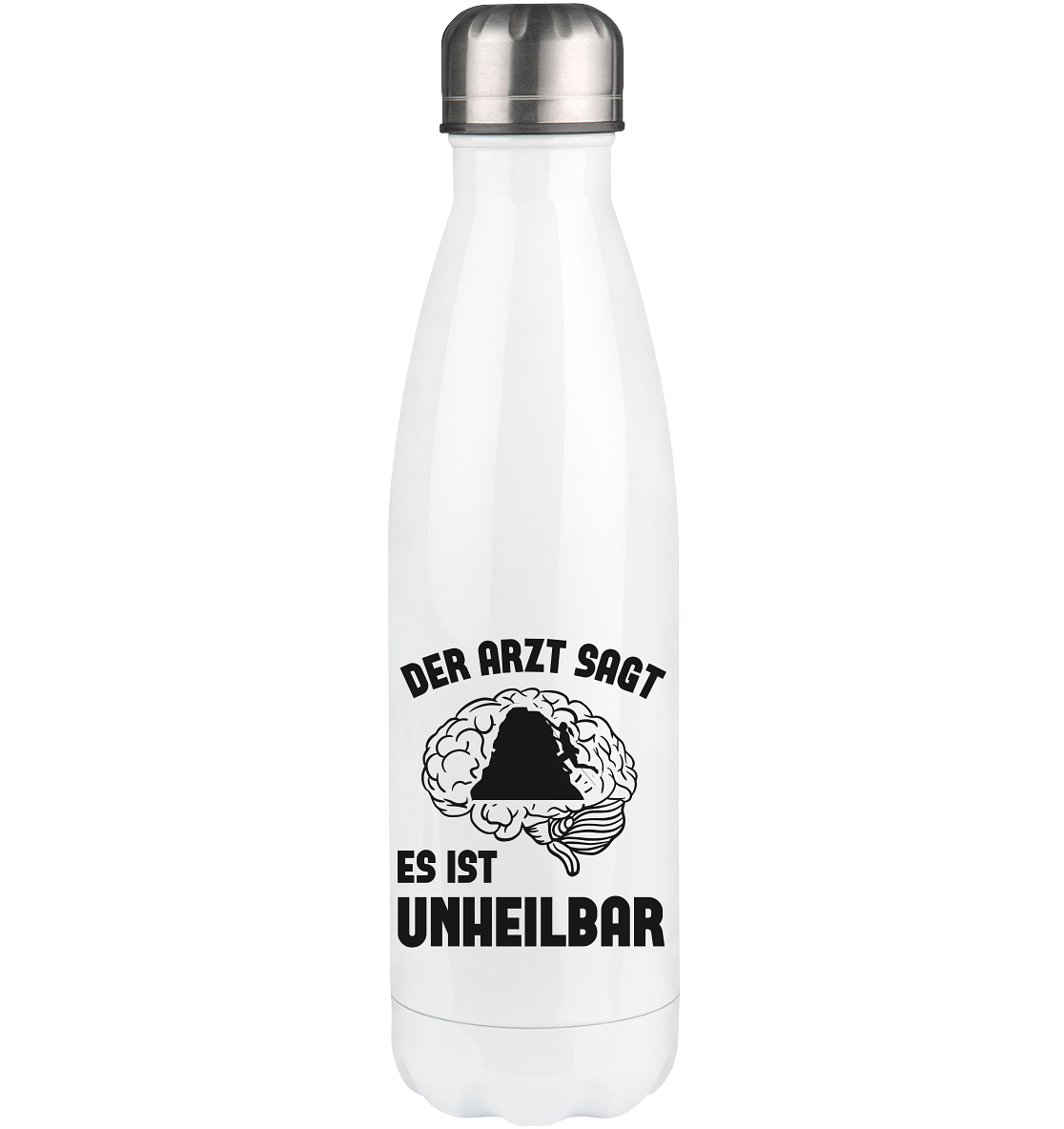 Der Arzt Sagt Es Ist Unheilbar 1 - Edelstahl Thermosflasche klettern 500ml