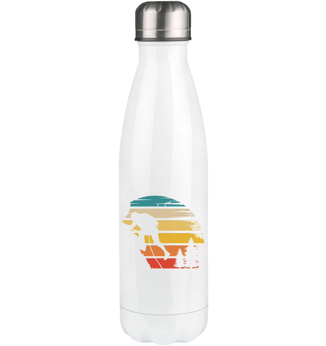 Retro Sun and Climbing - Edelstahl Thermosflasche klettern 500ml