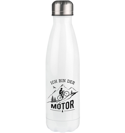 Ich bin der Motor - Edelstahl Thermosflasche mountainbike 500ml