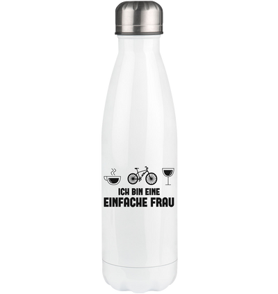 Ich Bin Eine Einfache Frau - Edelstahl Thermosflasche e-bike 500ml