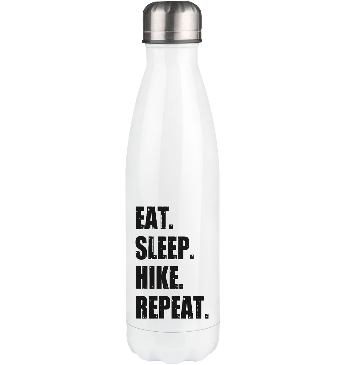 Eat Sleep Hike Repeat - Edelstahl Thermosflasche wandern 500ml