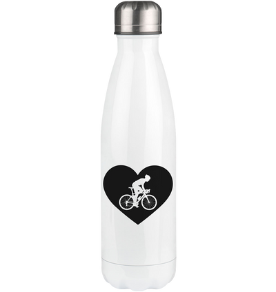 Heart 1 and Cycling - Edelstahl Thermosflasche fahrrad 500ml