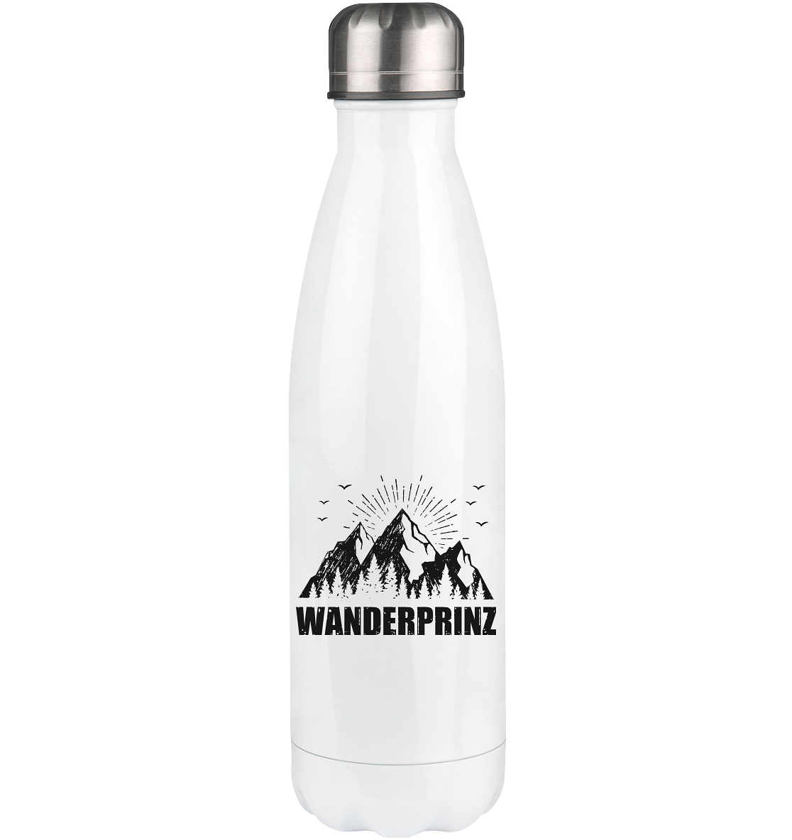 Wanderprinz - Edelstahl Thermosflasche berge 500ml