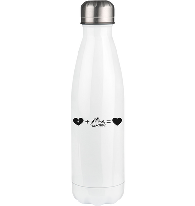 Broken Heart Heart and Mountain - Edelstahl Thermosflasche berge 500ml