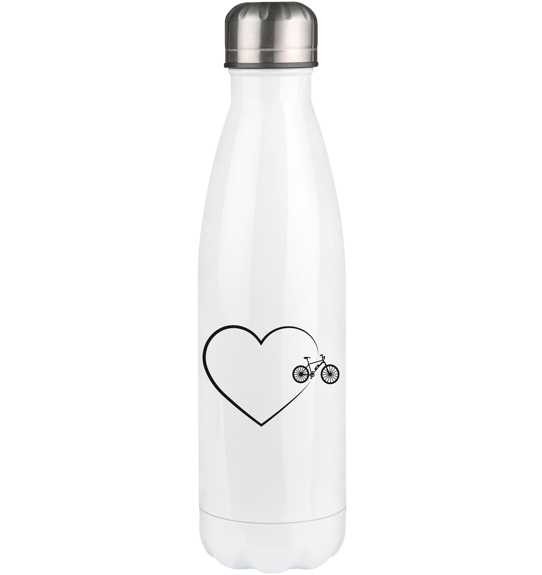 Heart 2 and Ebike - Edelstahl Thermosflasche e-bike 500ml