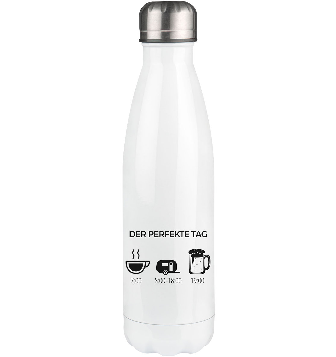 Der perfekte Camping Tag - Edelstahl Thermosflasche camping 500ml