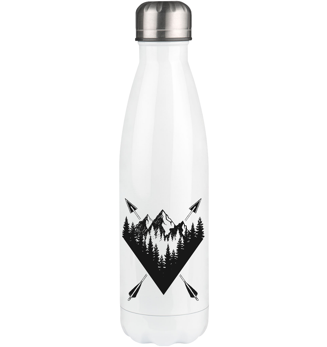 Bergführer - Edelstahl Thermosflasche berge klettern wandern 500ml