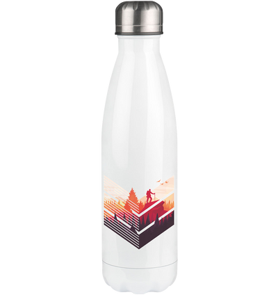 Wanderführer - Edelstahl Thermosflasche berge wandern 500ml