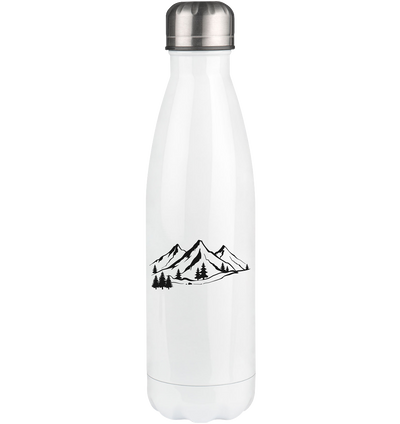 Mountain 1 and Trees - Edelstahl Thermosflasche camping UONP 500ml