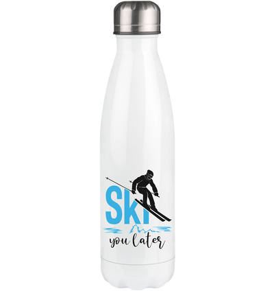 Ski you later - (S.K) - Edelstahl Thermosflasche klettern 500ml