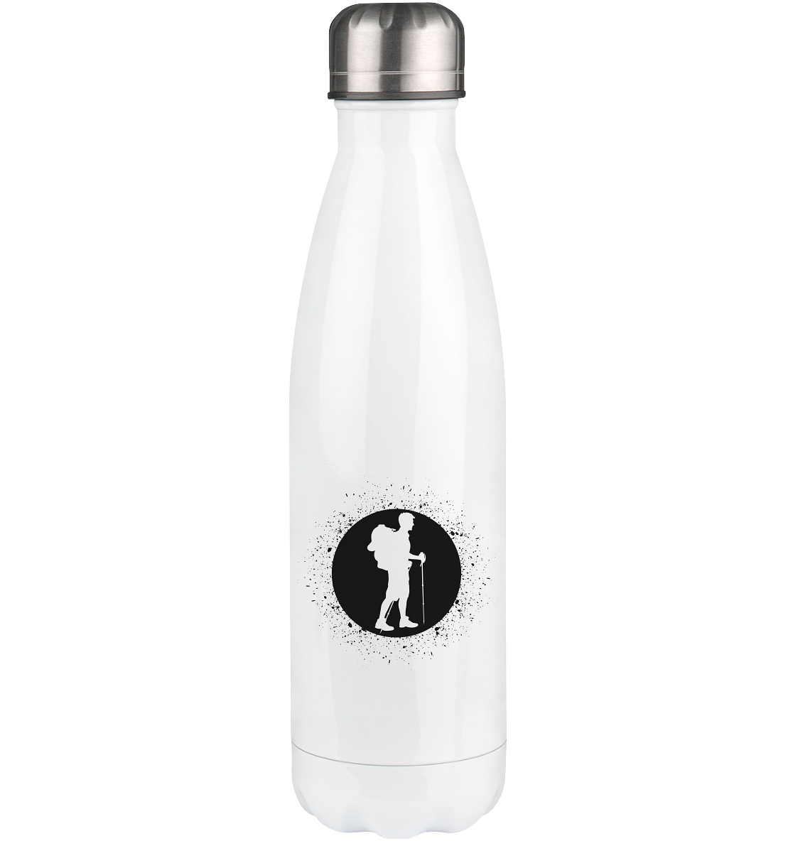 Circle with Splash and Hiking - Edelstahl Thermosflasche wandern 500ml