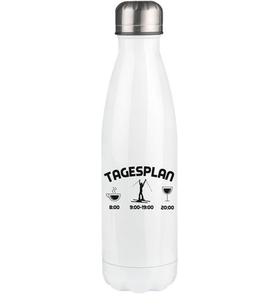 Tagesplan 1 - Edelstahl Thermosflasche klettern ski 500ml