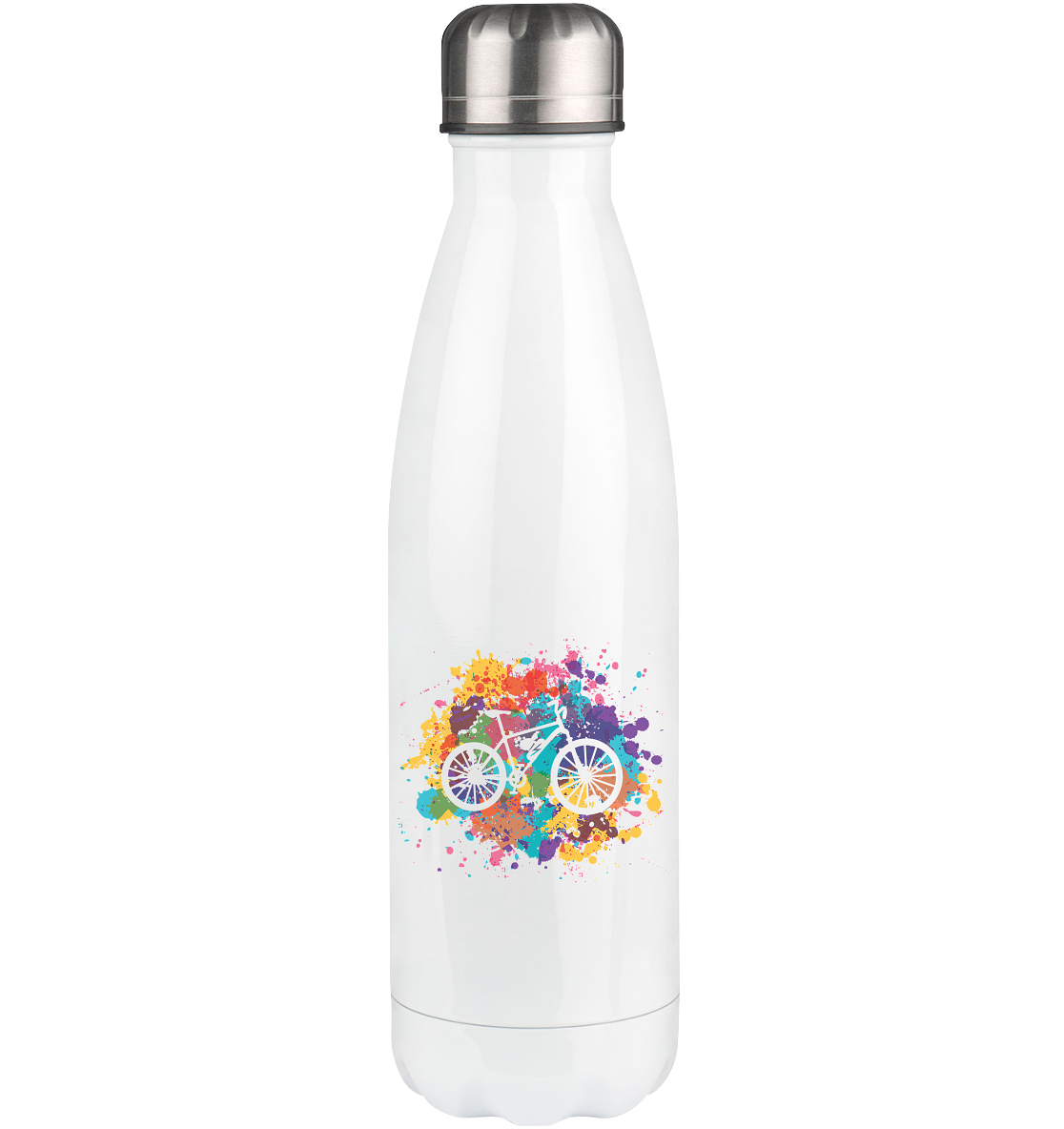 Colorful Splash and E-Bike - Edelstahl Thermosflasche e-bike 500ml