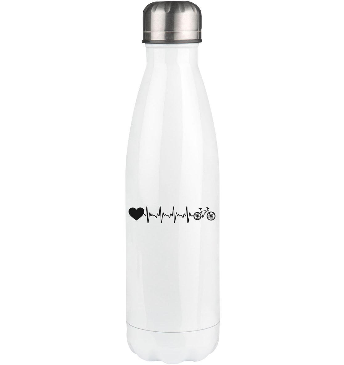 Heartbeat Heart and Ebike - Edelstahl Thermosflasche e-bike 500ml