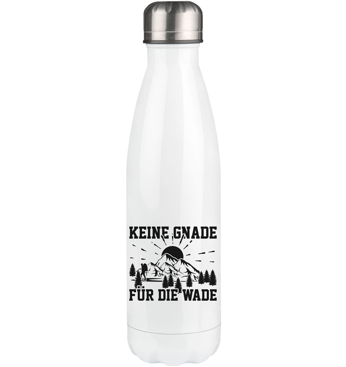 Keine Gnade für die Wade - Edelstahl Thermosflasche wandern 500ml