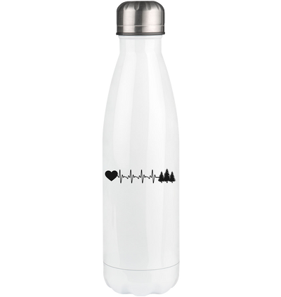 Heartbeat Heart and Trees - Edelstahl Thermosflasche camping UONP 500ml