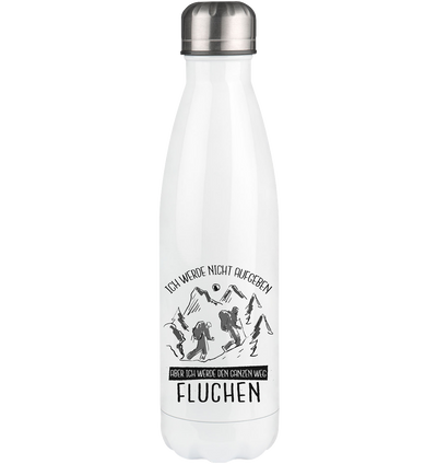 Ich werde nicht aufgeben - Edelstahl Thermosflasche wandern 500ml