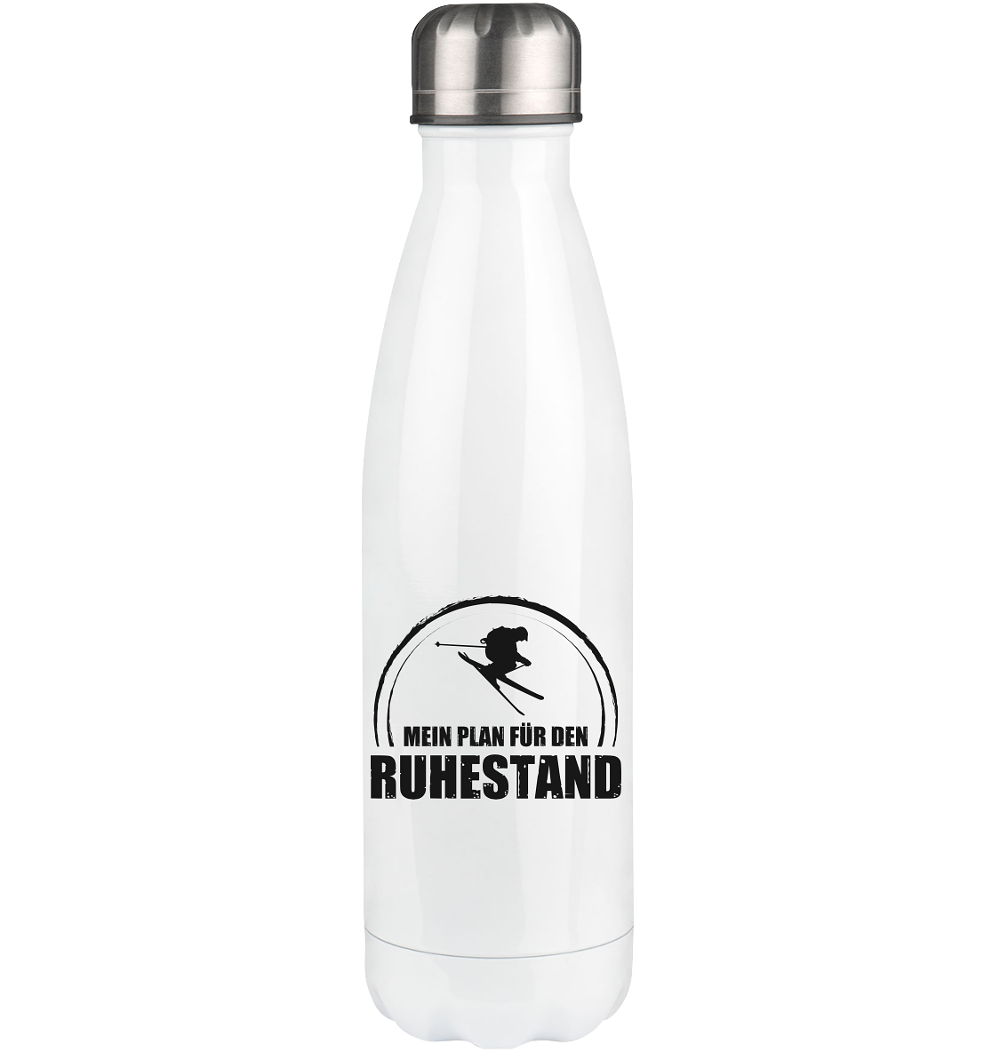 Mein Plan Fur Den Ruhestand - Edelstahl Thermosflasche klettern ski 500ml