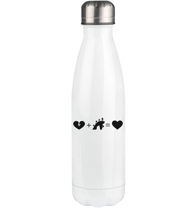 Broken Heart Heart and Climbing - Edelstahl Thermosflasche klettern 500ml