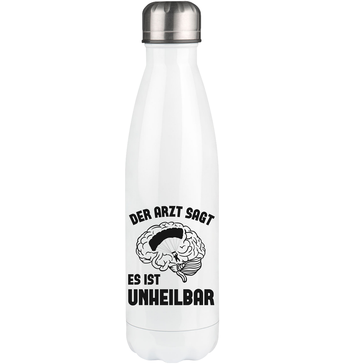 Der Arzt Sagt Es Ist Unheilbar 1 - Edelstahl Thermosflasche berge 500ml