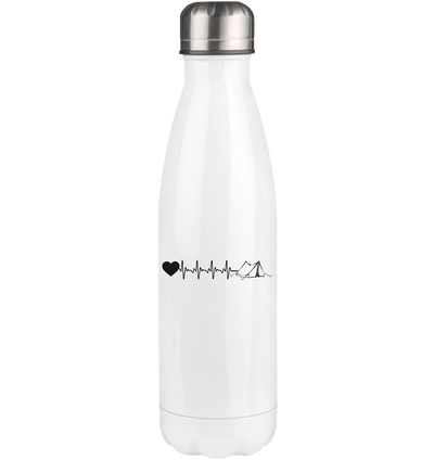 Heartbeat Heart and Camping - Edelstahl Thermosflasche camping 500ml