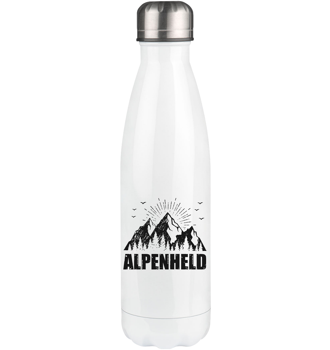 Alpenheld - Edelstahl Thermosflasche berge 500ml