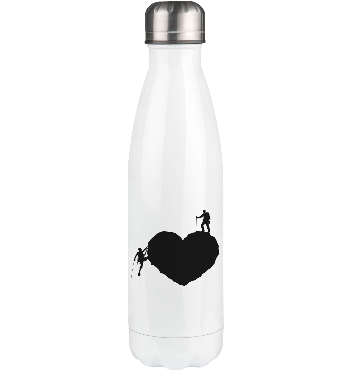 Heart 1 and Climbing - Edelstahl Thermosflasche klettern 500ml