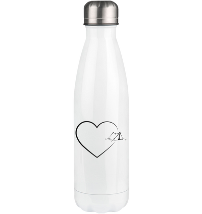 Heart 2 and Camping - Edelstahl Thermosflasche camping 500ml